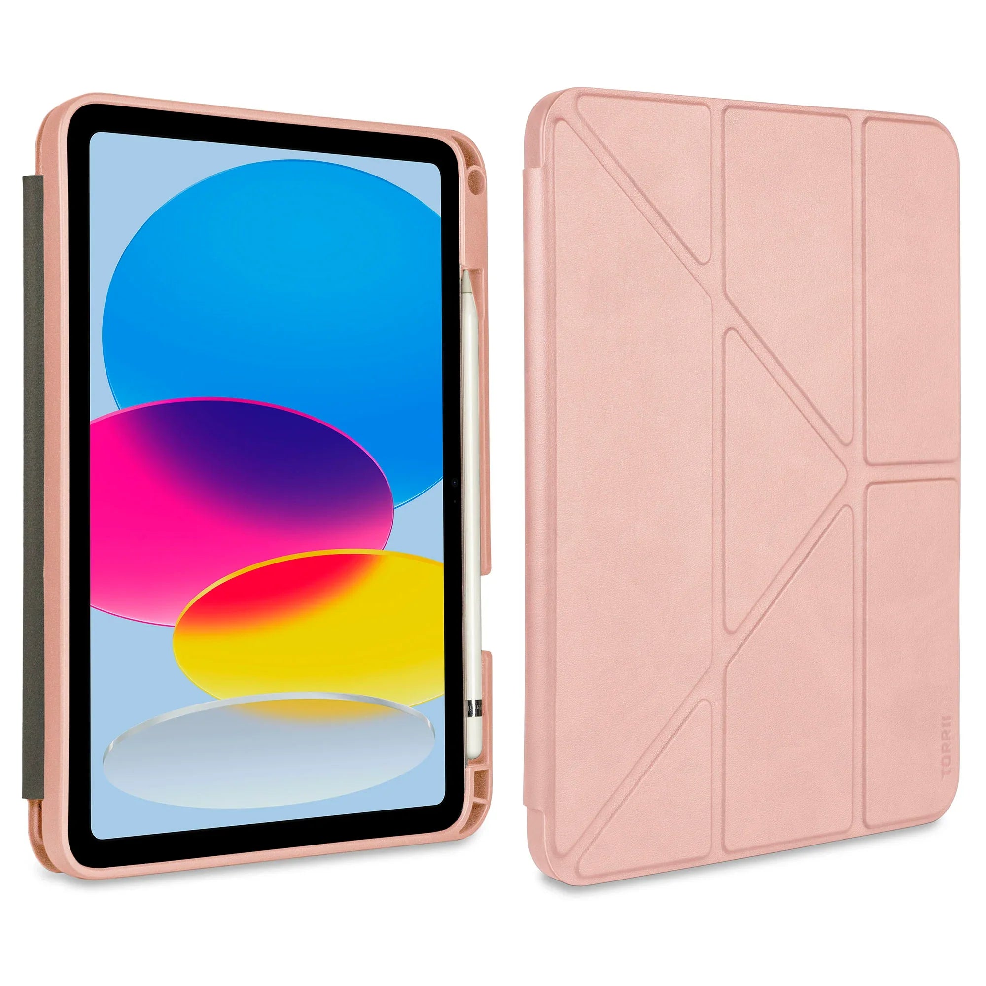 Torrii Torrio Plus iPad 11 (A16) & iPad 10.9 (10th Gen) Wallet Case - Pink - Tashqila Torrii Torrio Plus iPad 11 (A16) & iPad 10.9 (10th Gen) Wallet Case - Pink - Tashqila